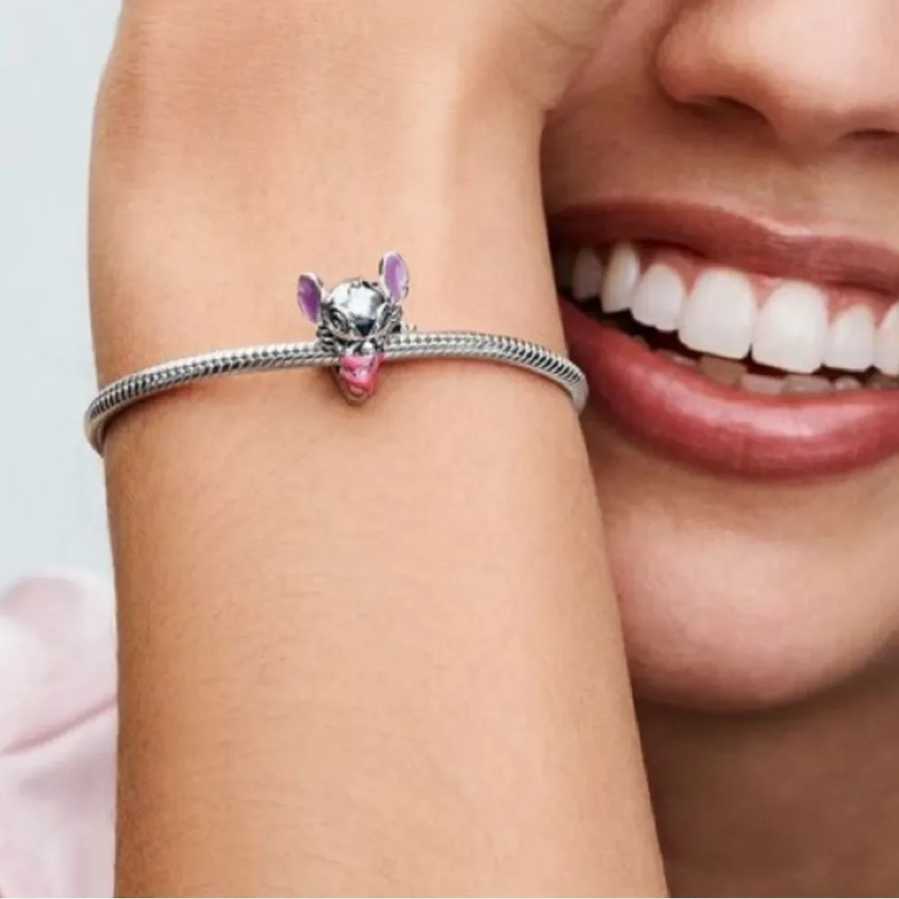 NWOT Lilo & Stitch Birthday Cake Disney x Pandora FIT Silver Charm